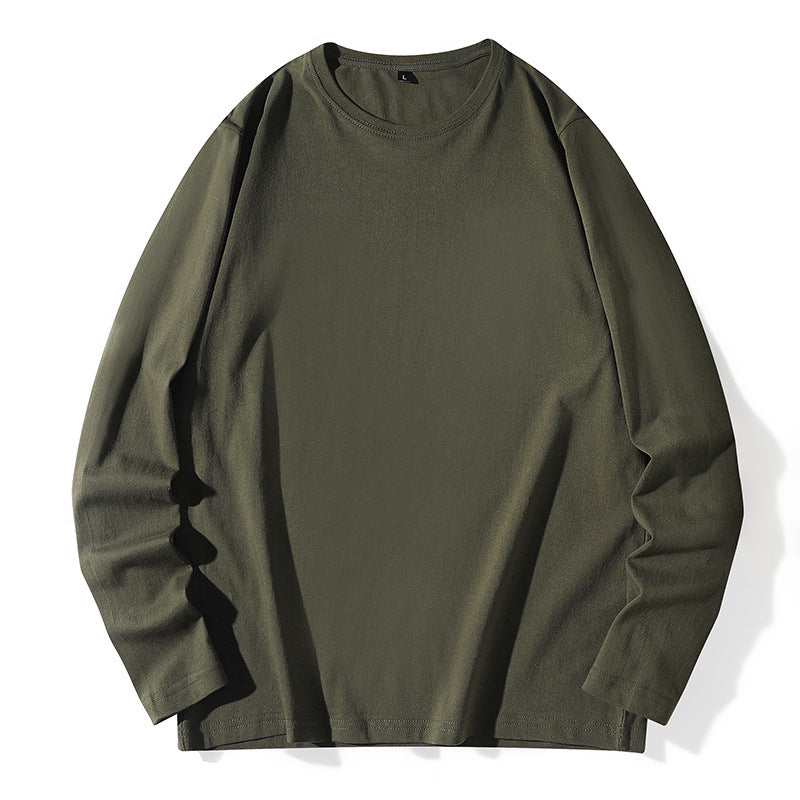Herren T-Shirt Langarm Atmungsaktiv Rundhals