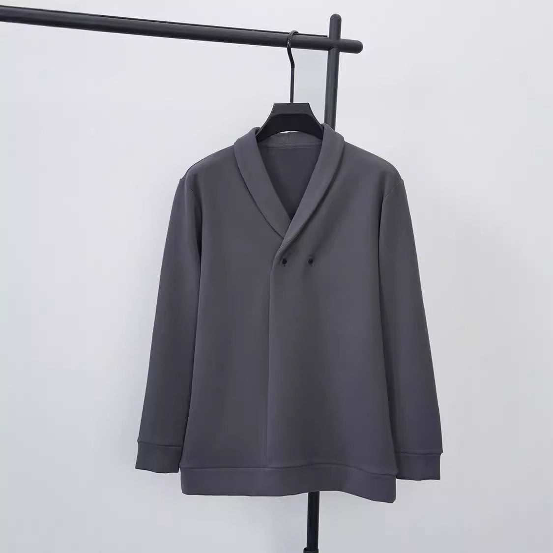 Herren Freizeitjacke Modern Schalkragen Praktisch Knöpfe