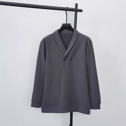 Herren Freizeitjacke Modern Schalkragen Praktisch Knöpfe