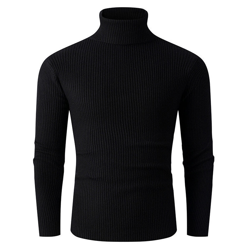 Herren Rollkragenpullover Eleganter Strick Pullover Modern