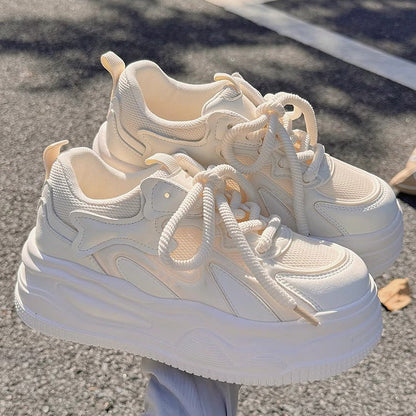 Damen Sneaker Komfortabel Voluminös mit Dämpfung - BerlinGlamour