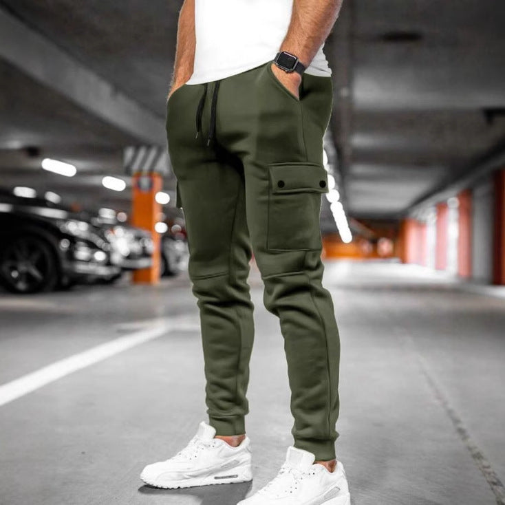 Herren Jogginghosen Cargo Bequem Schwarz
