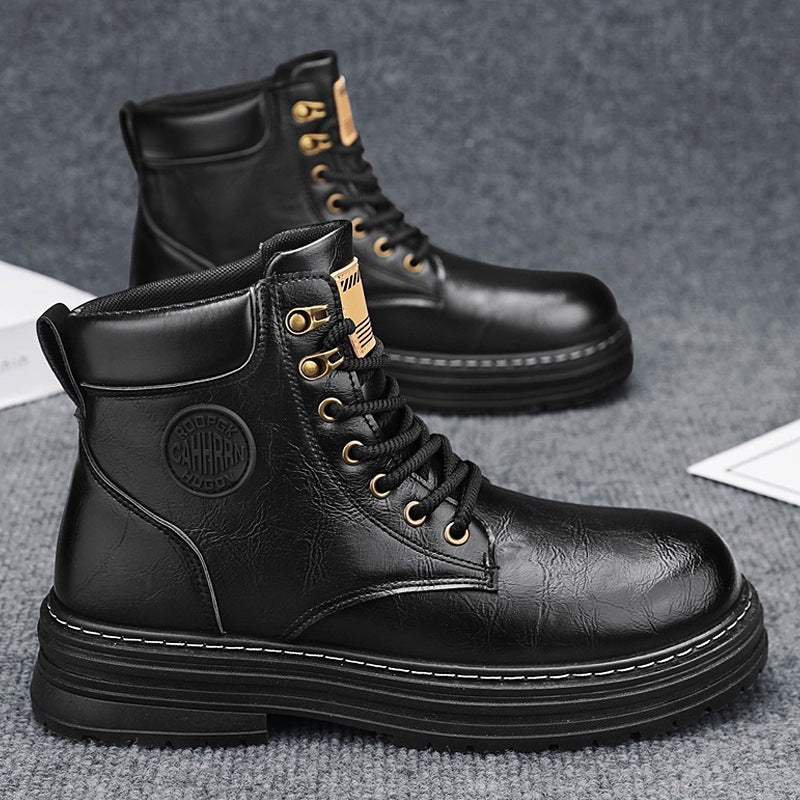 Damen Stiefel Robust Schnürstiefel Rutschfest Winter - BerlinGlamour