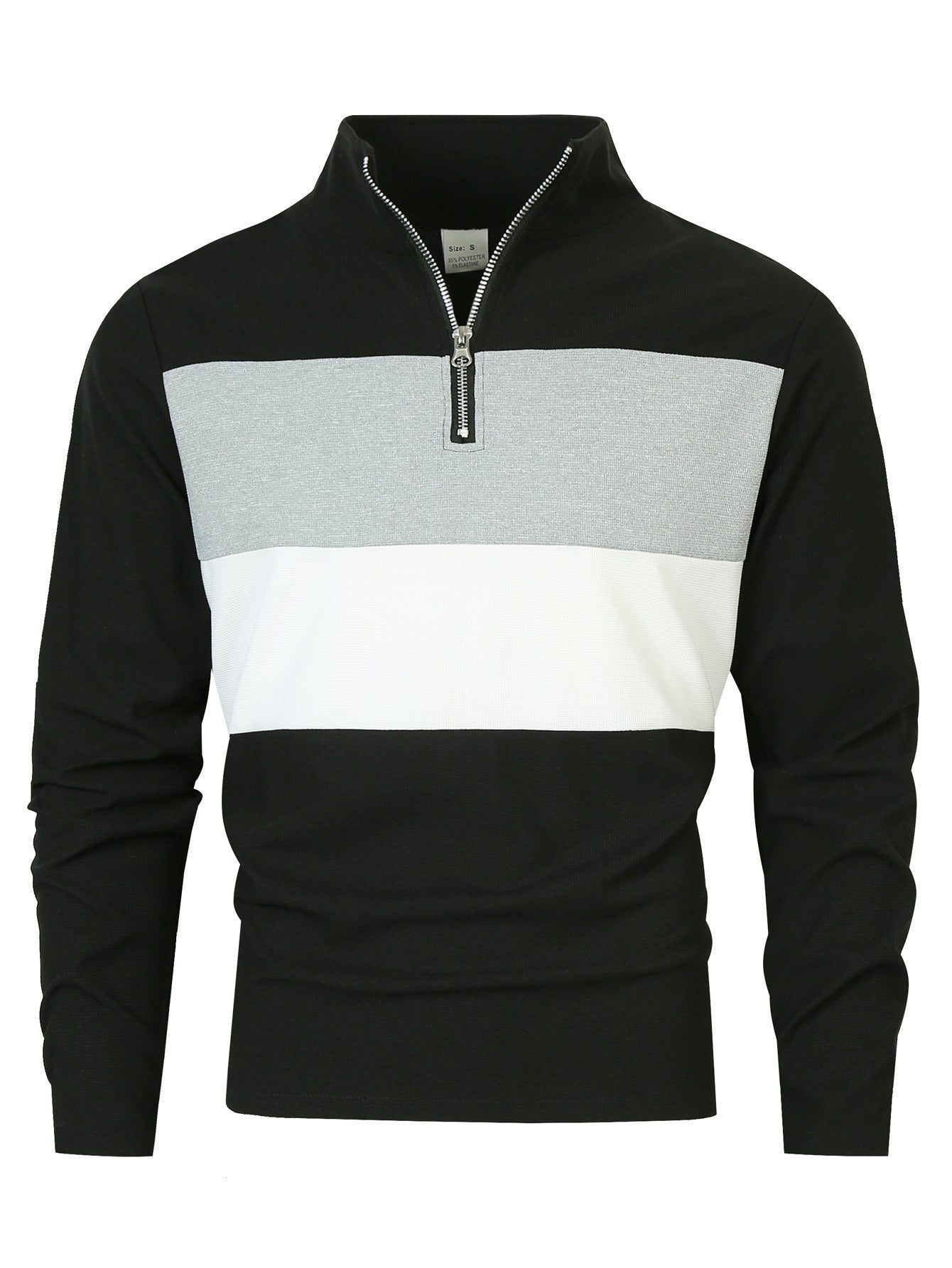 Herren Pullover Zip Modisch Komfortabel Sportlich