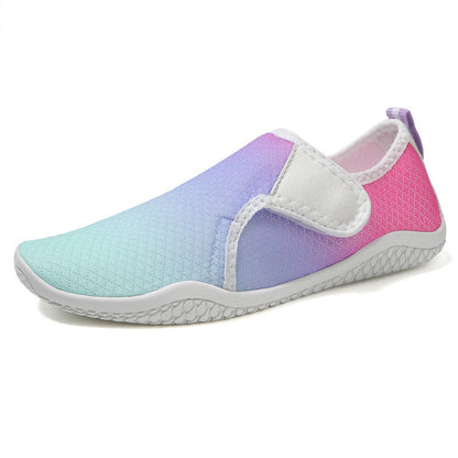 Damen Badeschuhe Flexibel Elastisch Schlupfdesign