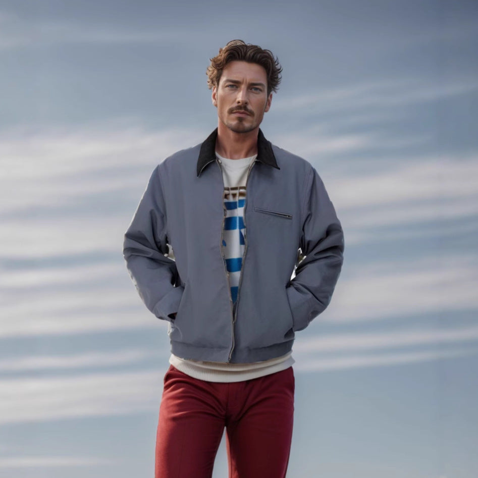 Herren Freizeitjacke Modern mit Taschen Outdoor