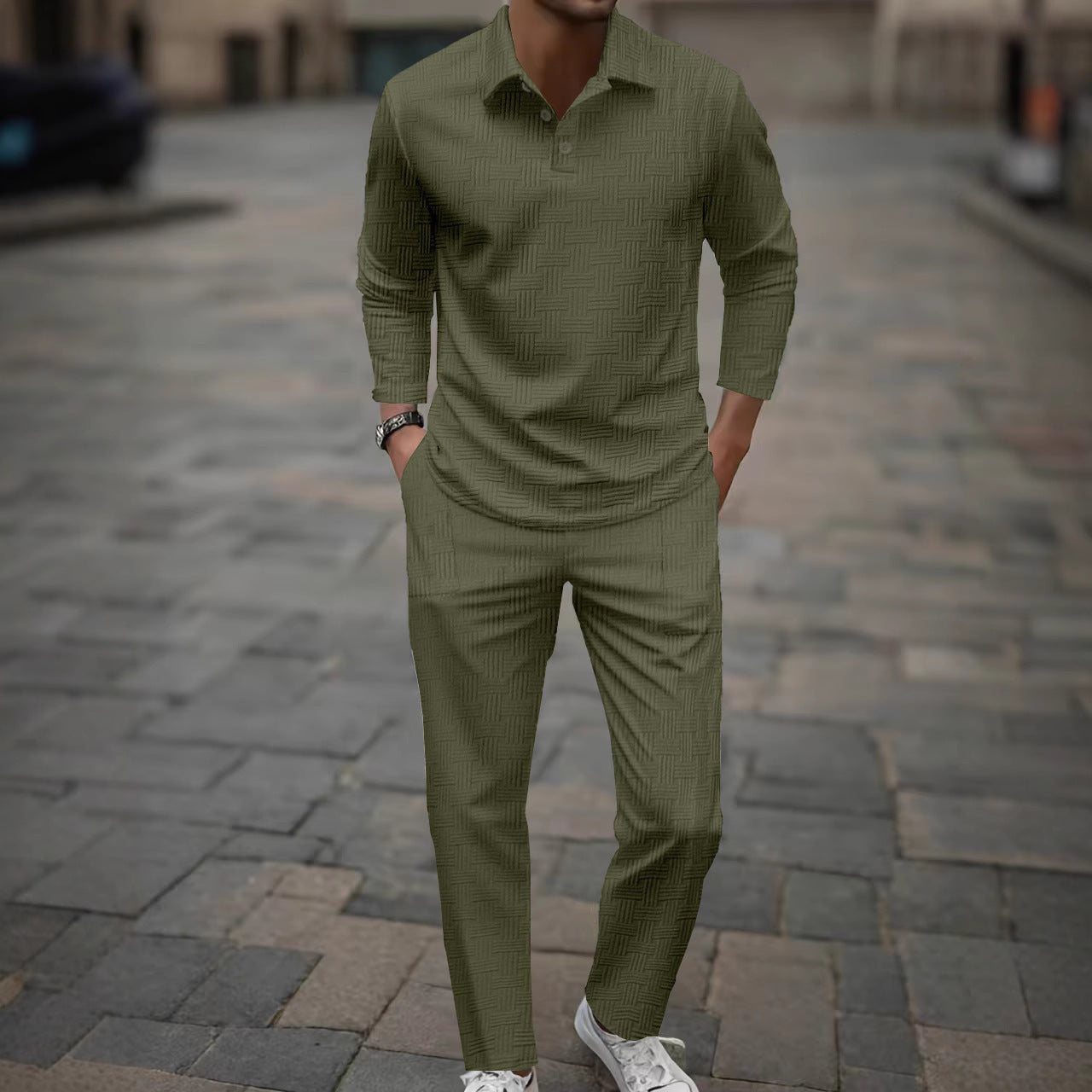 Herren Freizeitanzug Modern Geometrisches Muster Trendy