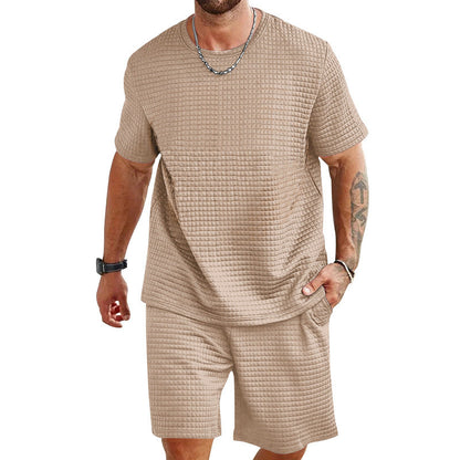 Herren Freizeit-Set Strukturiert Bequem Elegant