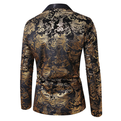 Extravagantes Herren Sakko mit Musterdesign Elegant Gala