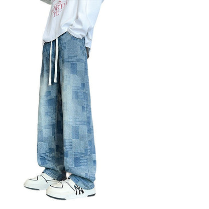 Moderne Unisex Denim-Hose Weit Bequem - BerlinGlamour