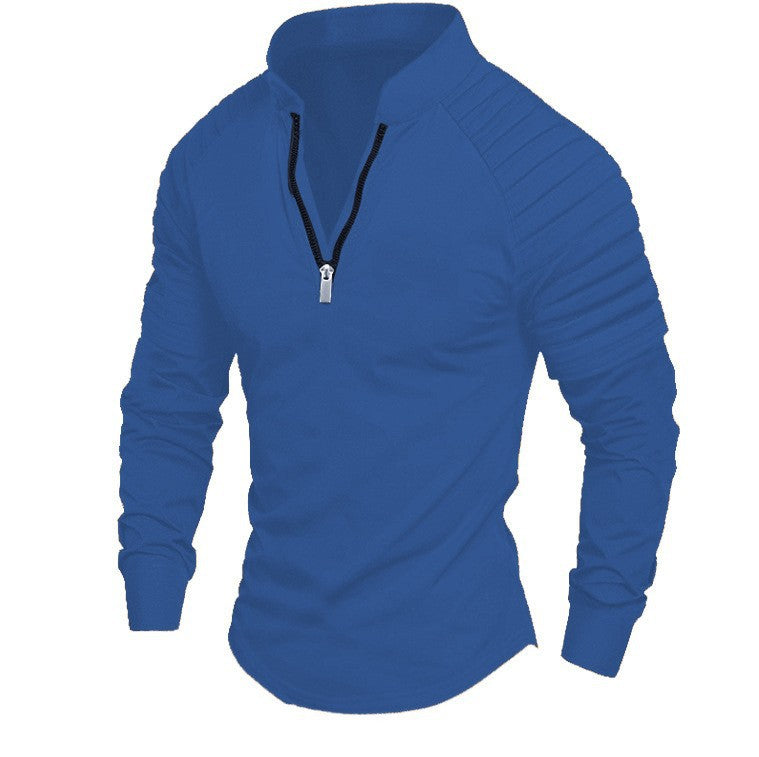 ein Beispiel: Herren Sport Langarmshirt mit stehendem Kragen und Reißverschluss 

Ich werde es jetzt ändern: Herren Sport Langarmshirt bleibt gleich, aber ich werde Adjektive