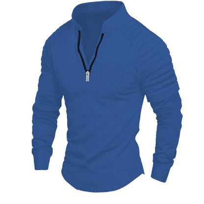 ein Beispiel: Herren Sport Langarmshirt mit stehendem Kragen und Reißverschluss 

Ich werde es jetzt ändern: Herren Sport Langarmshirt bleibt gleich, aber ich werde Adjektive