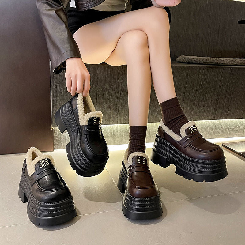 Damen Plüsch-Clogs Warm Bequem mit robuseter Sohle - BerlinGlamour