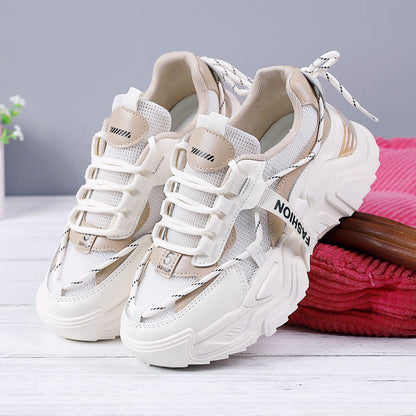 Damen Sneaker Sportlich Futuristisch Mesh