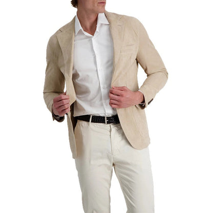 Herren Lederjacke Elegant Wildleder Modern Schnitt