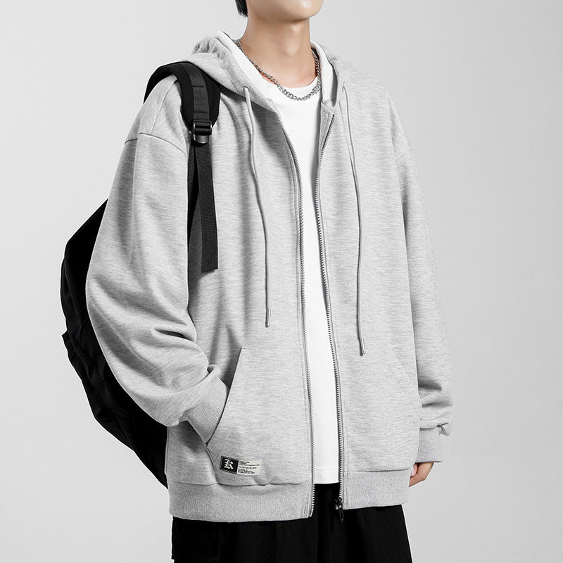 Herren Hoodiejacke Bequem Oversized Großzügig Modern