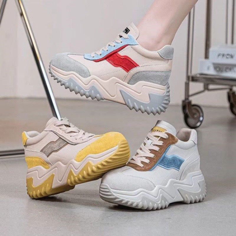Damen Sneaker Chunky Bequem Mode Schuhe - BerlinGlamour