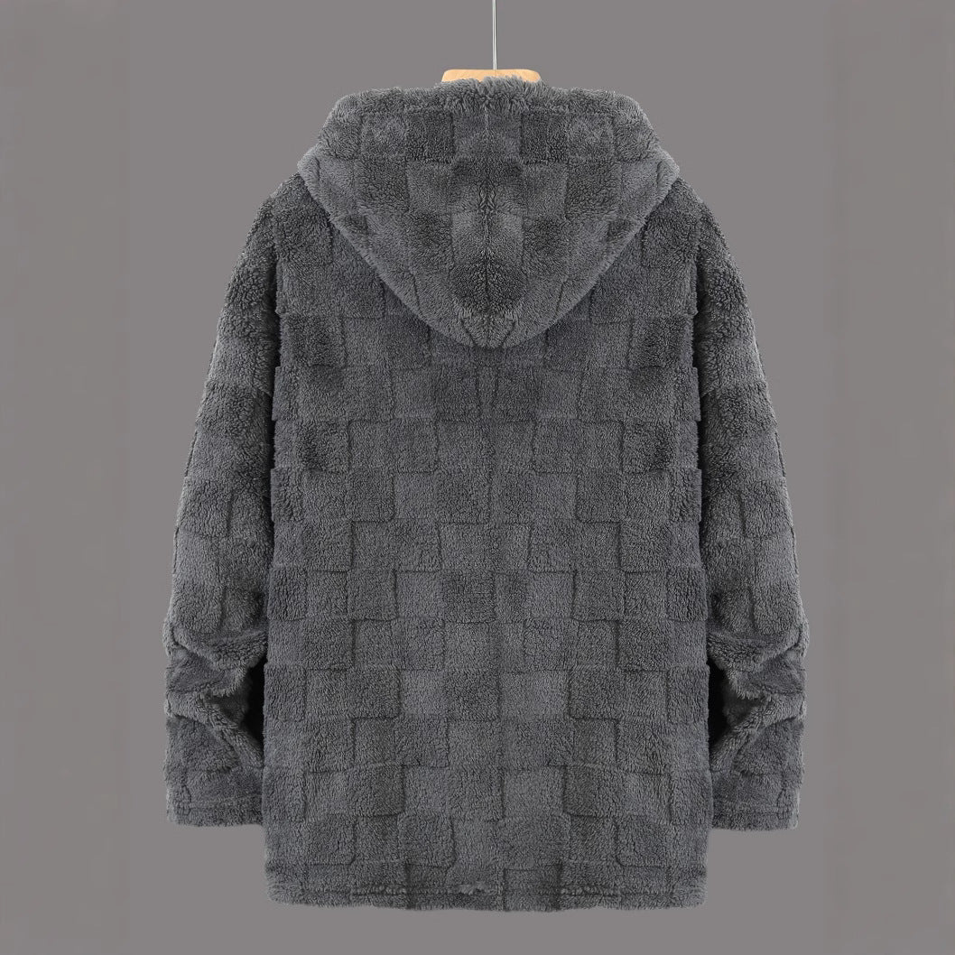Herren Kuschelige Fleecejacke mit Kapuze und Taschen BerlinGlamour, eine elegante und stylische Lampe, die Ihre Garderobe und Dekorationen zum strahlen lässt. Die Lampe ist aus hoch