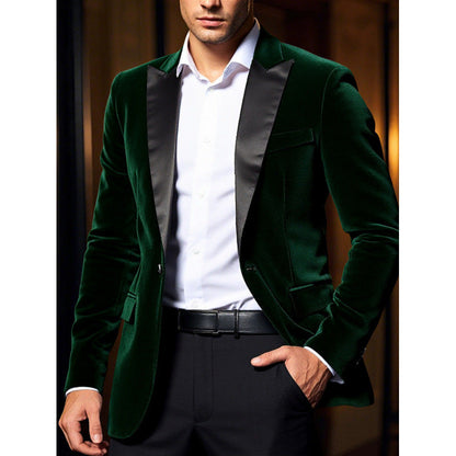 Herren Samt Blazer Elegant Luxus Berlin - BerlinGlamour