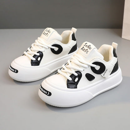 Damen Sneaker Modisch Farbkontrastig Gepolstert