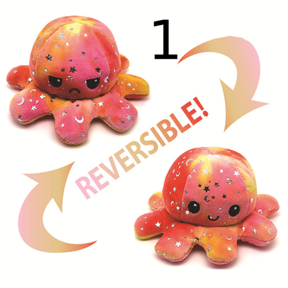 Reversibler Plüsch Octopus Kuscheltier Einzigartig - BerlinGlamour