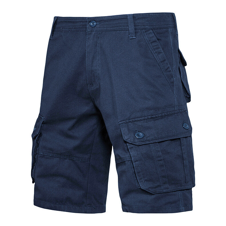 Herren Cargo-Shorts Vieltaschige Freizeit-Shorts Sommer