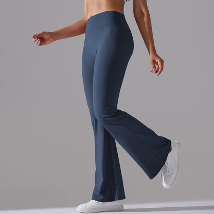 Fitnesshose Damengröße mit Hochem Bund Formende Leggings