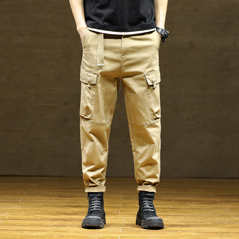 Herren Cargo-Hose Vieltaschig Verstellbar Modern - BerlinGlamour