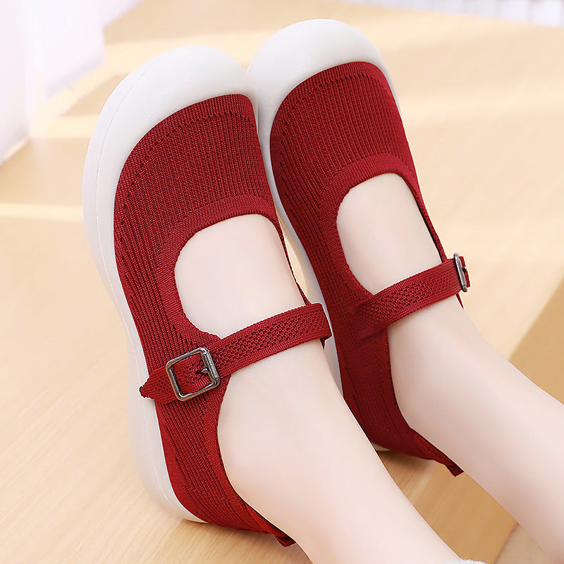 Damen Sandalen Bequem Elegant Schnalle Schuhe