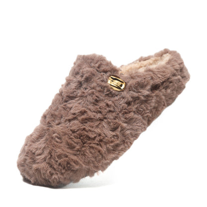 Damen Hausschuhe Flauschig Warm mit Weichem Futter
