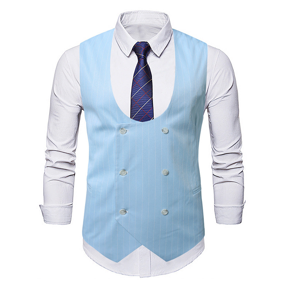 Herren Weste Strick gestreift Elegante Mode