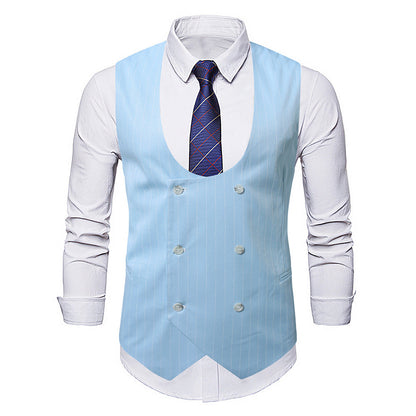 Herren Weste Strick gestreift Elegante Mode