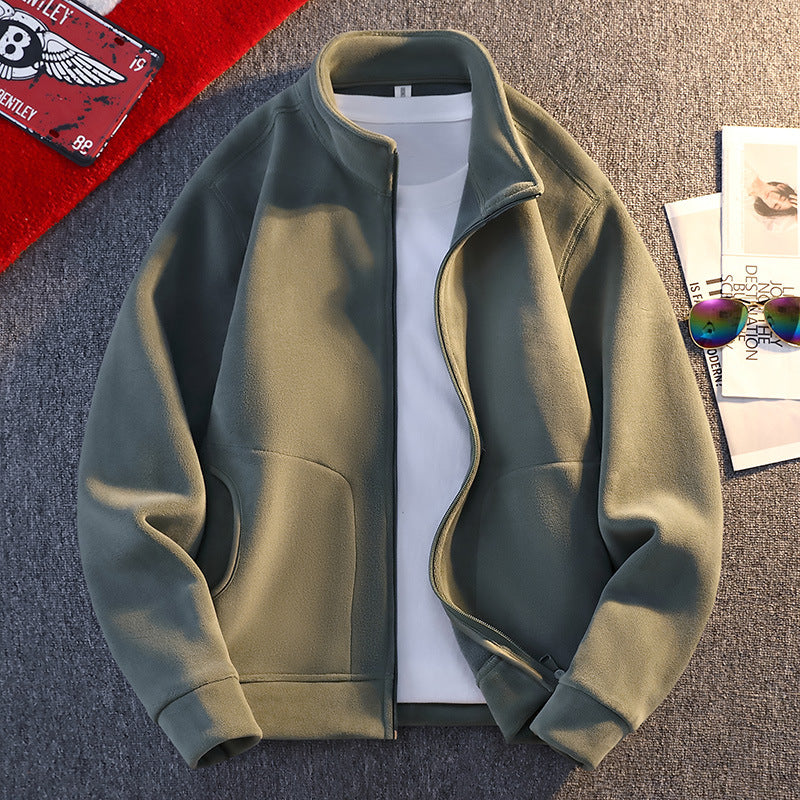 Herren Fleecejacke Warm Praktisch Reißverschluss
