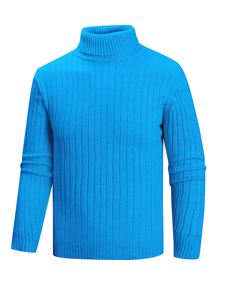 Herren Pullover Rollkragen Feinstrick Modern Style
