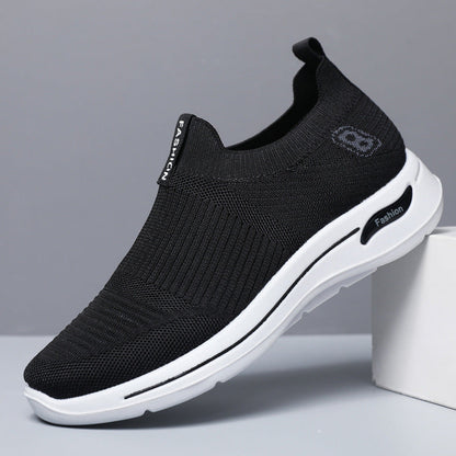 Damen Sneaker Atmungsaktiv Komfortabel Slip-On Sneakers