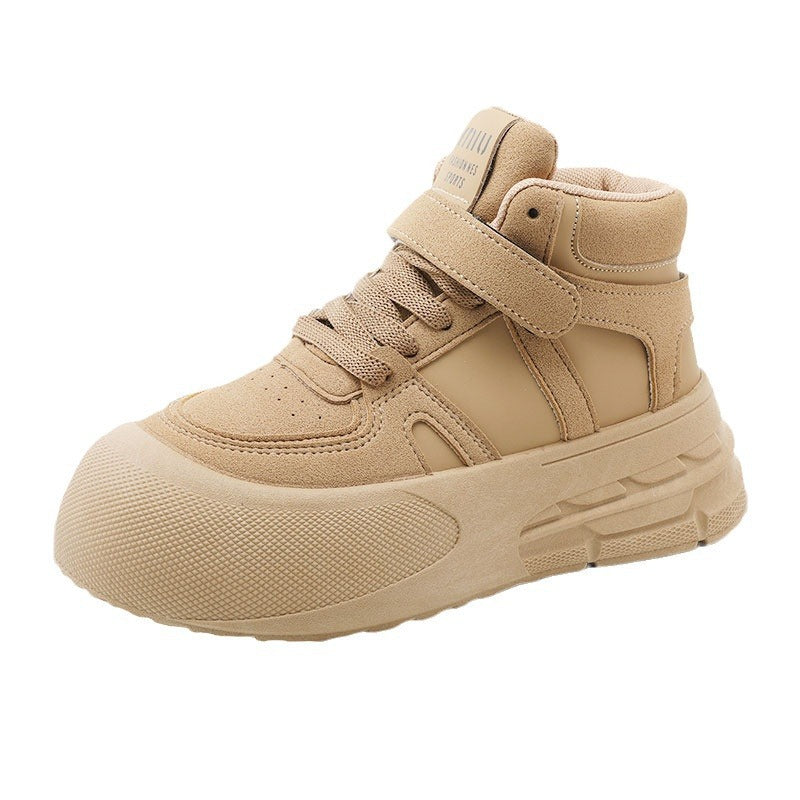 Damen Sneaker Sportlich High-Top mit Klettverschluss