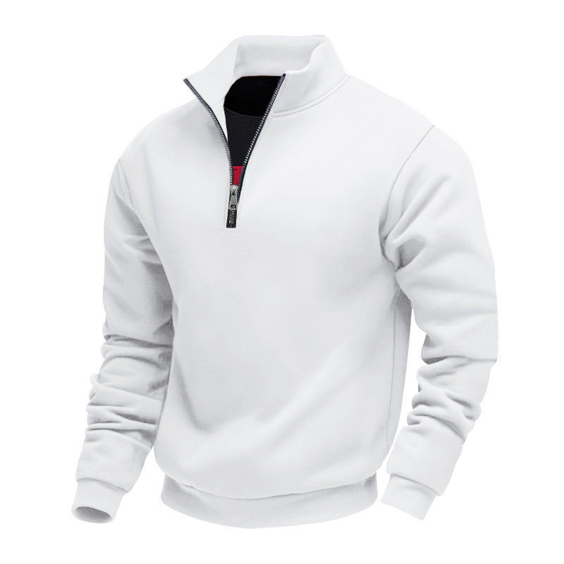 Herren Sweatpullover Atmungsaktiv mit Reißverschluss Sportlich