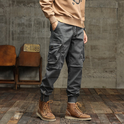 Herren Cargo-Hose Elastisch Multifunktional Taschen