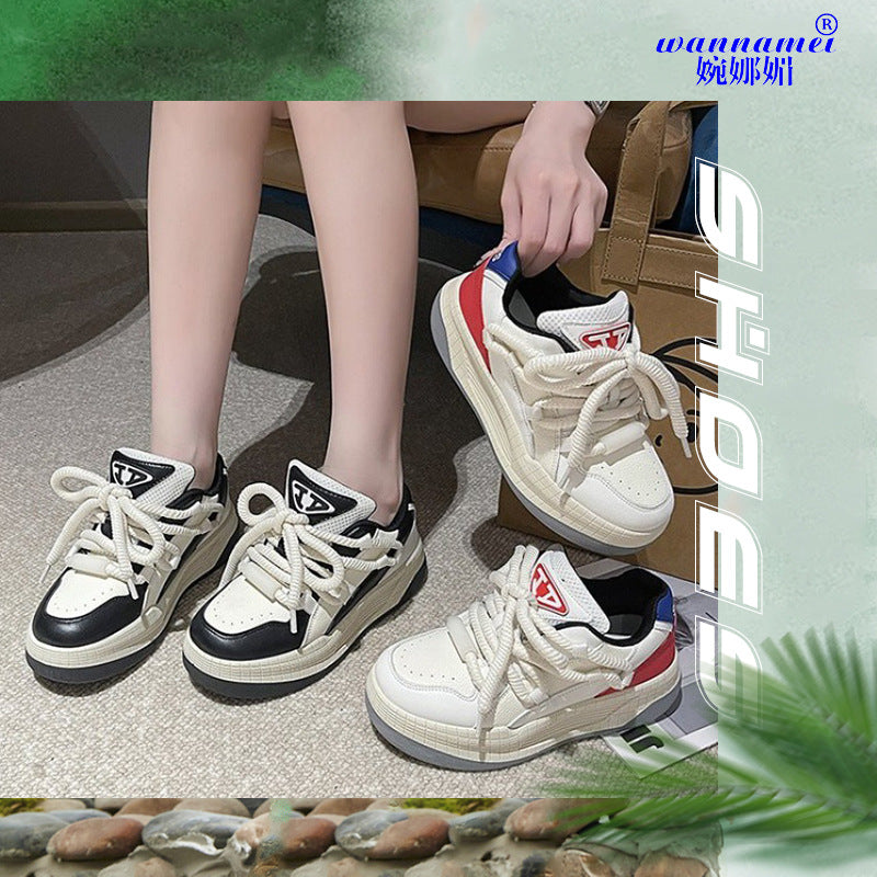 Damen Sneaker Sportlich Dicksohlige Schuhe Modern