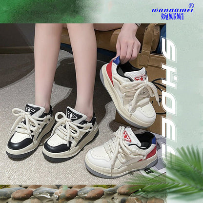 Damen Sneaker Sportlich Dicksohlige Schuhe Modern