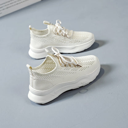 Damen Sneaker Atmungsaktiv Freizeitschuhe Netzdesign Rutschfest