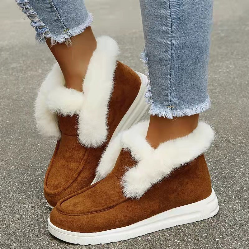 Damen Winterstiefel Warm Kuschelig Modisch