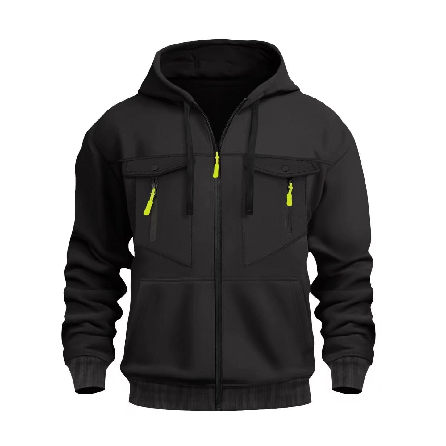 Herren Outdoorjacke Wasserdicht mit Reißverschlusstaschen - BerlinGlamour