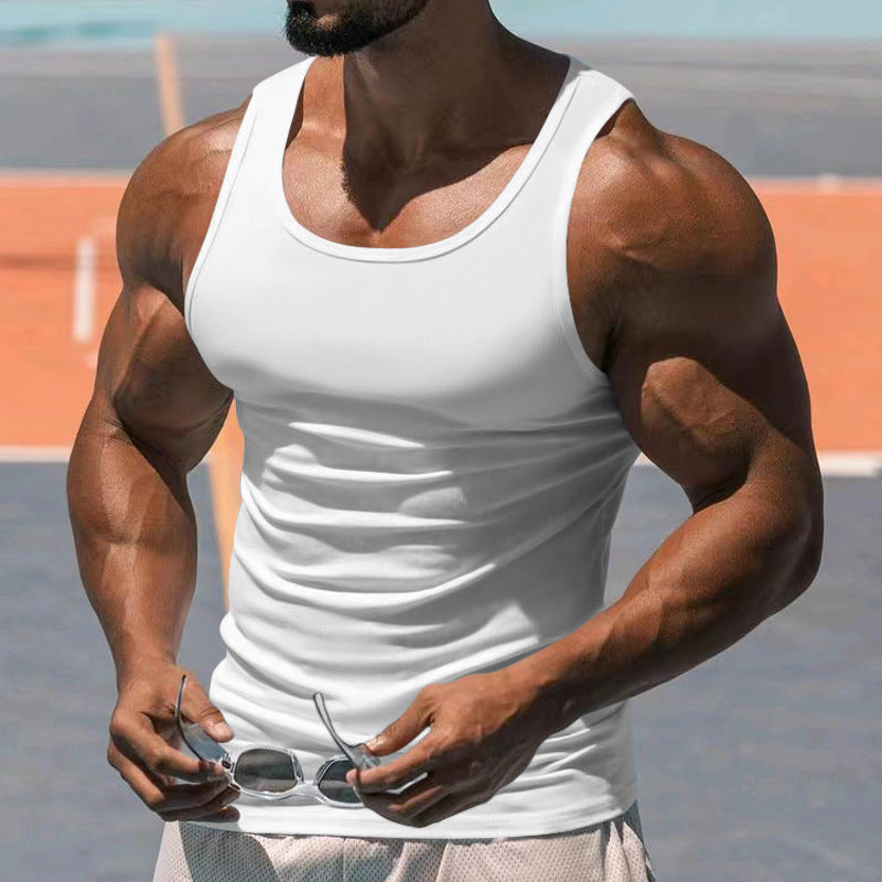 Herren Sport Tanktop atmungsaktiv Feuchtigkeitsregulierend Slim Fit