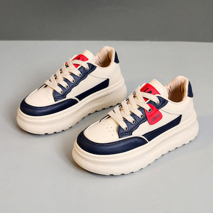 Damen Plateau Sneaker Hoch Modisch Komfortabel