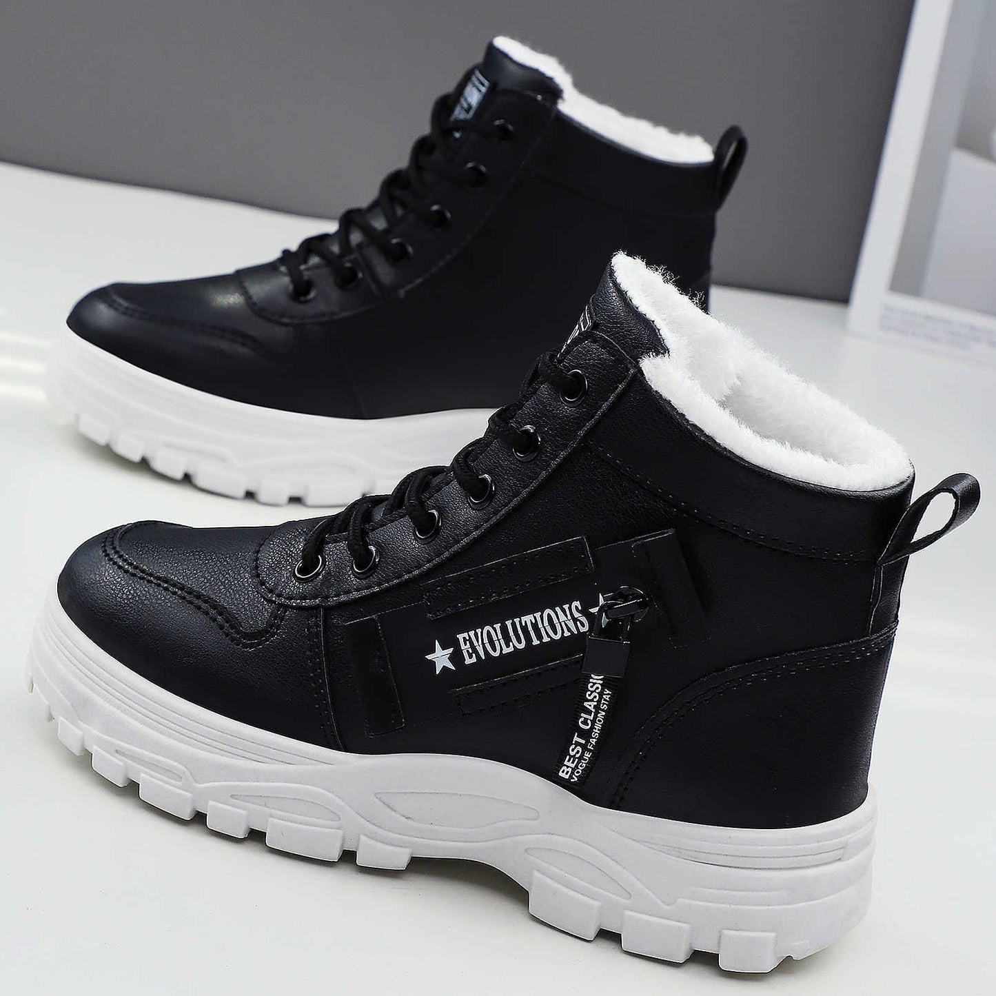 Winterstiefel Damen Warm Rutschfest Mit Weichem Innenfutter