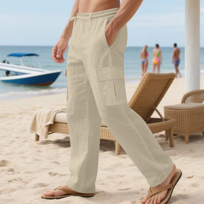 Herren Cargo-Hose atmungsaktiv leicht mit vielen Taschen