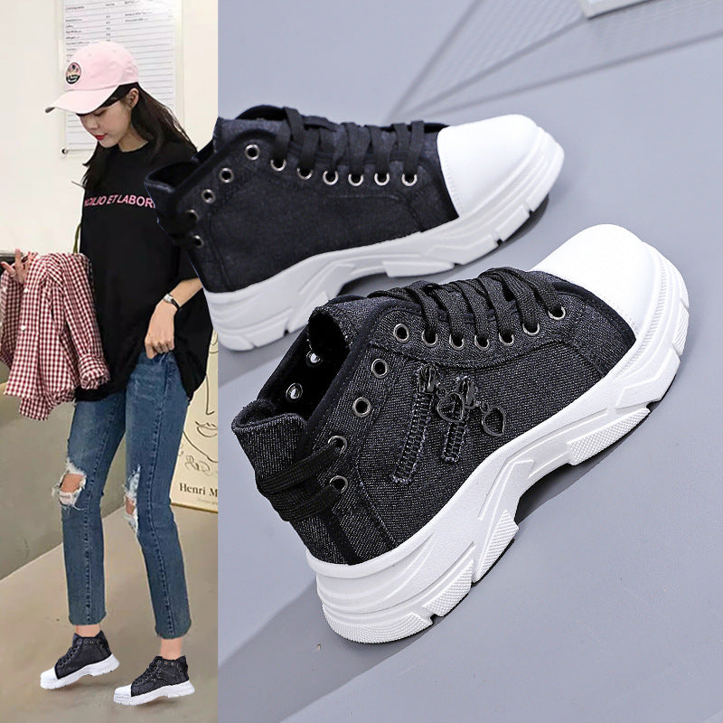 Damen Sneaker Modisch Gewebt Auffällig - BerlinGlamour