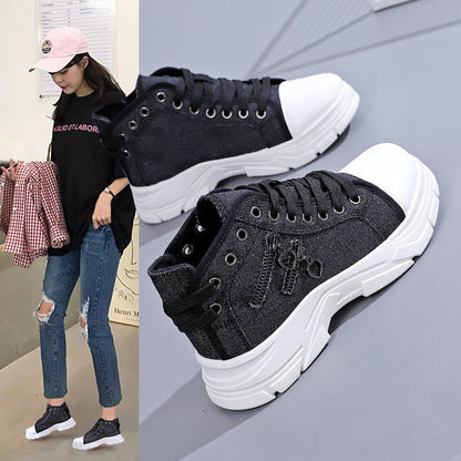 Damen Sneaker Modisch Gewebt Auffällig - BerlinGlamour