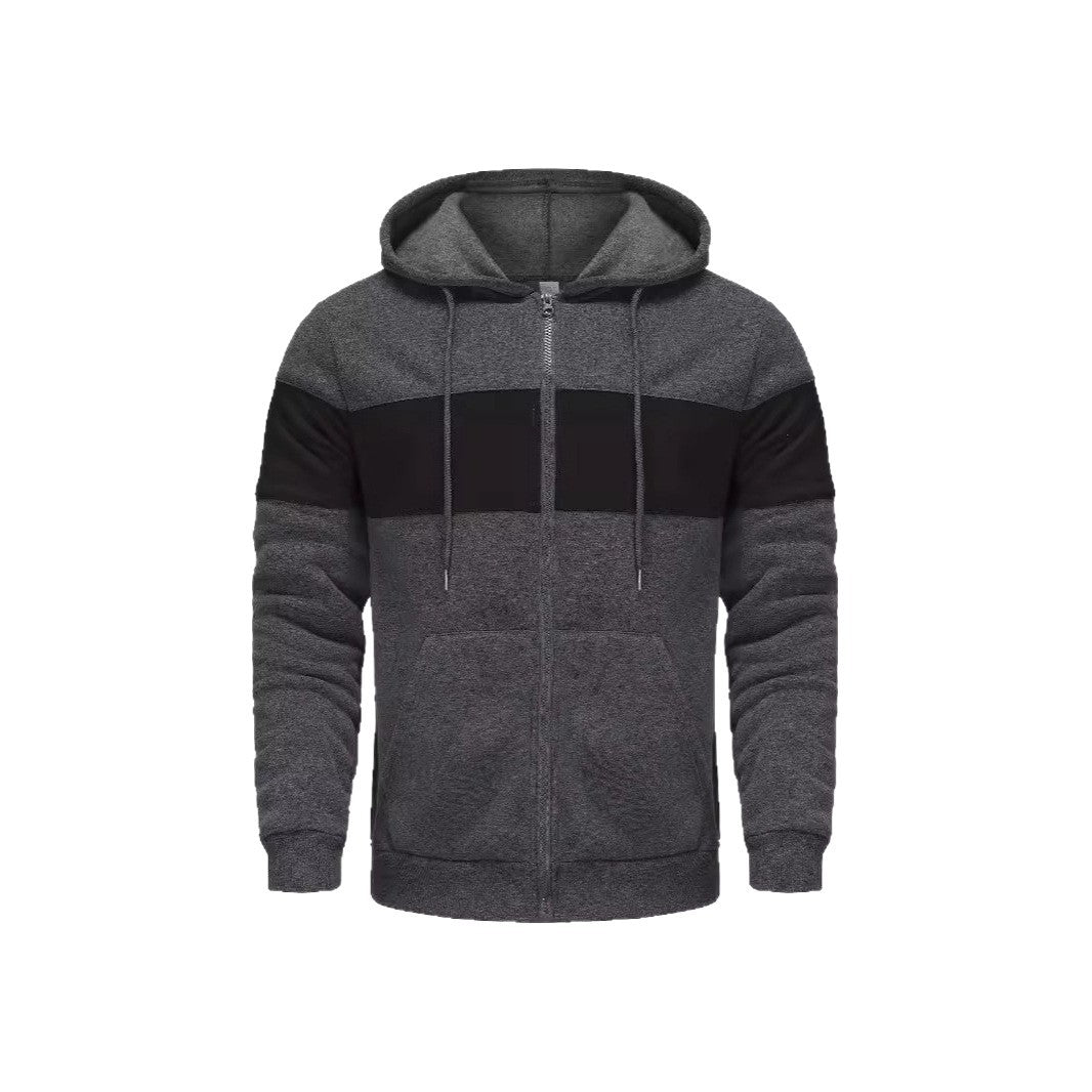 Herren Sportjacke Kapuzenjacke Atmungsaktiv Reißverschluss